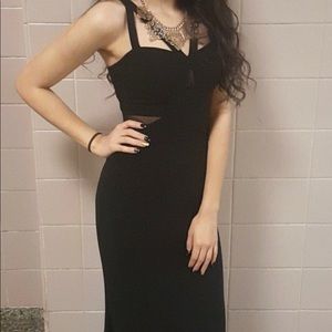Sassy in Black Formal Dress